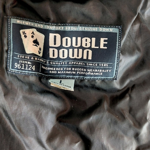 Steve & Barry Womens Double Down Diamond Quilt Down Puffer Size L - Picture 4 of 6